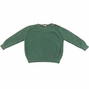 Green Knit Crewneck Sweater (baby 3-6mo)
